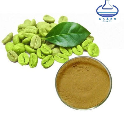 Food Grade 50% Chlorogenic Acid Green Coffee Bean Extract Powder Anti Oxidation